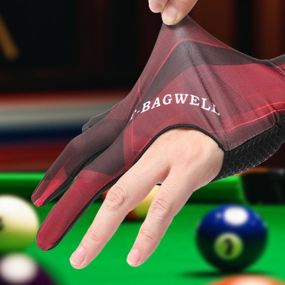 Elasticity Open 3 Fingers Gloves Anti-sweat Three Finger Gloves Billiards Gloves  Woman