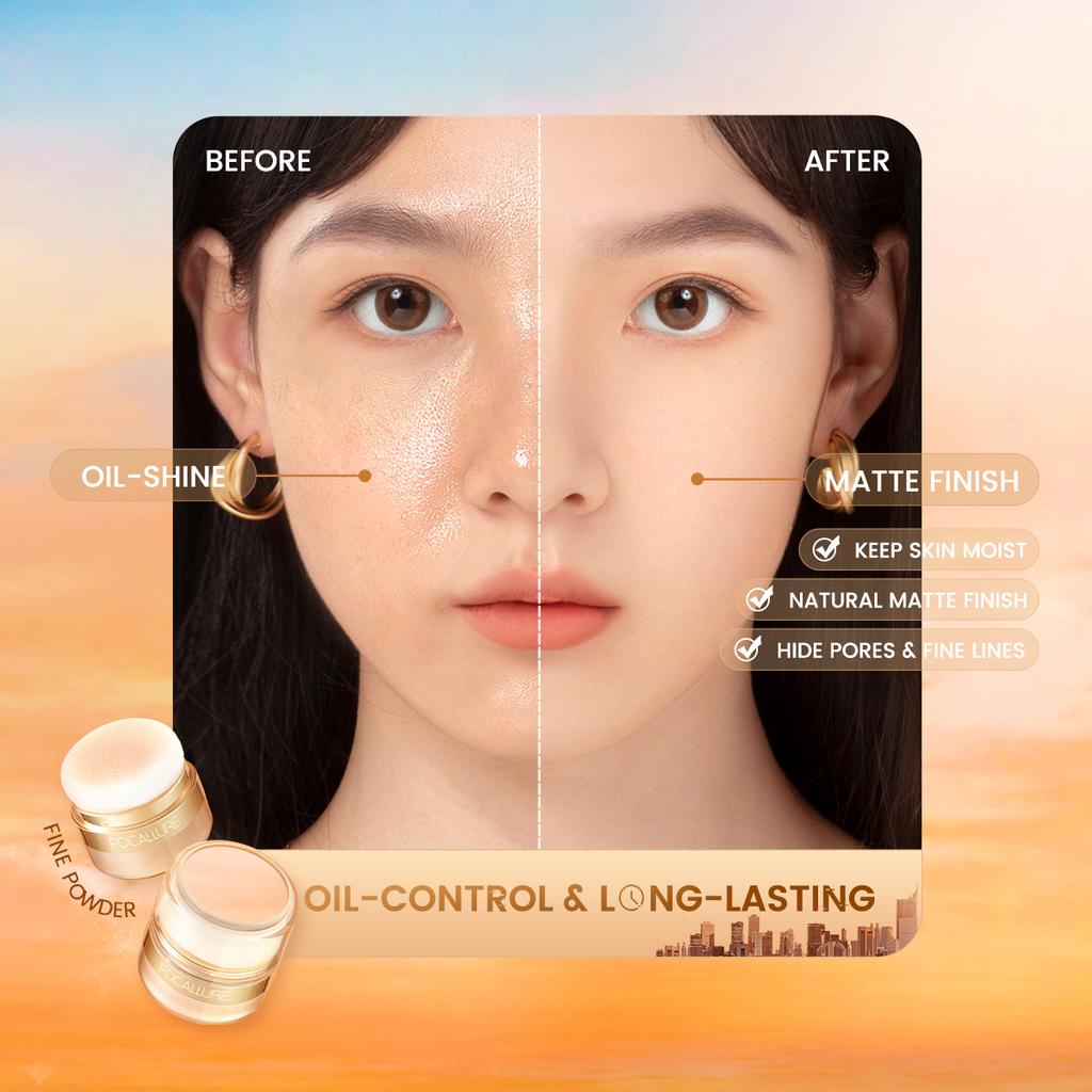 Focallure Matte Face Blusher Palette Waterproof Oil-control Longlasting Lighweight Loose Powder Setting Finish Blush Makeup Women Cosmetics
