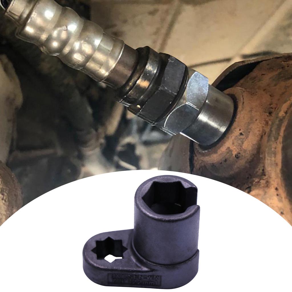 Oxygen Sensor Remover Socket 22mm Sensor Socket Wrench 3 Pcs Wire Gate Accesses Sensor From Side Preventing Damage To Wires