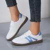 Women's Shoes for Women's Spring New Flat White Shoes Retro Shoes Casual Sports Shoes