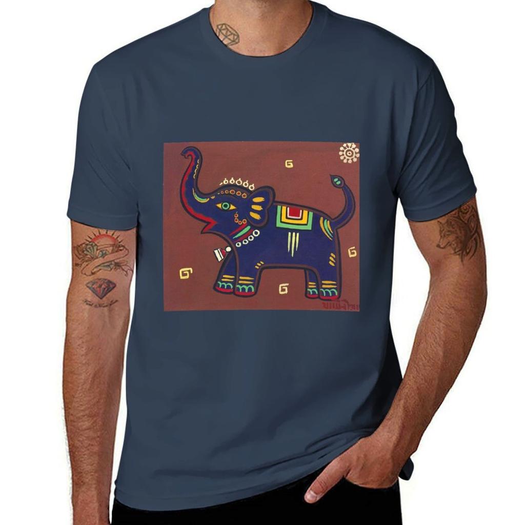 Jamini Roy Painting Elephant TShirt Cool Feeling Summer Tee Shirt TShirt