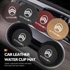 2Pcs Car Coaster Water Cup Holder Pad Non-Slip Mat Accessories For Citroen C5 C1 C2 C6 C4L DS3 DS4 DS5 C-Elysee Grand Berlingo