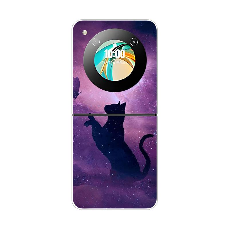 Pevný PC kryt pre ZTE Nubia Flip 2 Nárazuvzdorné puzdrá na telefón pre ZTE Libero Flip 2 5G Zadný priehľadný kryt Flip2 Coque Funda