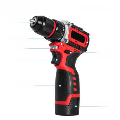 HILDA 16.8V Mașină de găurit electrică cu litiu fără perii - Putere mare, Design compact, Mașină de găurit manuală cu capacitate mare