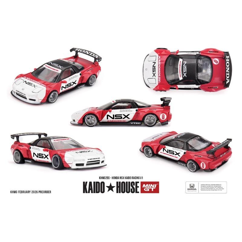 Kaido House x MINI GT 1:64 Honda NSX Kaido Racing V1 Diecast Model Car (Item# KHMG255)