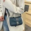 Trendy Soft Leather Single Crossbody Bag Multi-pocket High-end Shoulder Bag Multi-compartment Women's Handbag Four-season