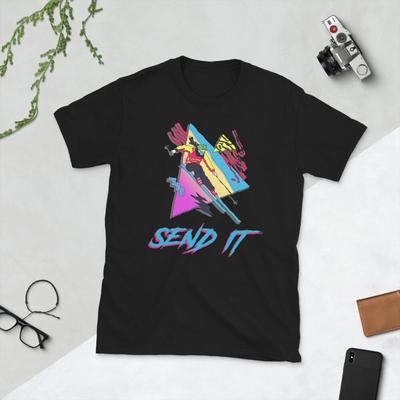 Skishirt, Nur Senden, Gesendet, Senden Es Skifahrer, Ski Unisex T-Shirt