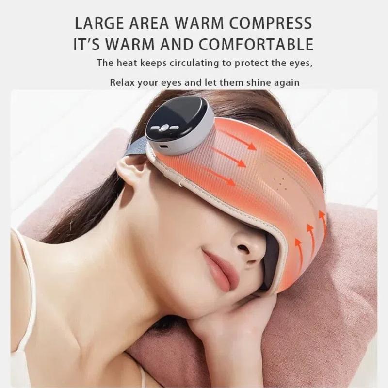 Eye Massager Relieves Fatigue, Eye Mask Charges, Hot Compress Soothes Eyes, Sleep, Electric Eye Protection Device