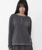 BAUF Check Henley Neck Long Sleeve [Charcoal]