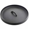 3L CAST IRON HUNTING POT with LID, SOLID, FOR CAMPFIRE, GRILL