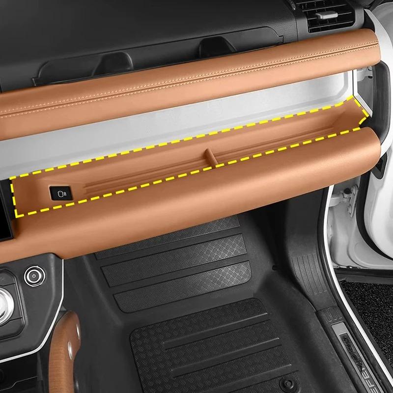 For Land Rover Defender 20-25 Central Control Co-pilot Storage Pad trument Table Storage Box Anti-slip Protection