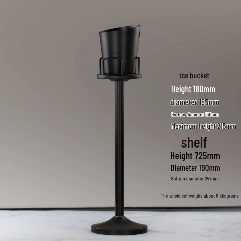 European Style Slanted Plastic Ice Bucket