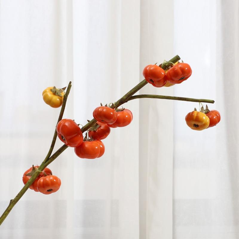 Simulated Pumpkin Fruit PropsSimulated Berries Housewarming Home Decoration Ornaments Artificial Flowers