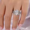 3 Pieces/set of Luxurious Sparkling Zirconia Multi-layer Rings, Ladies' Exquisite and Fashionable Wedding Banquet Zircon Gifts