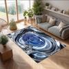 Manchester City Printed Flannel Area Rug Non Slip Soft Polyester Floor Carpet Indoor Decor Mat for Bedroom Living Room Sofa