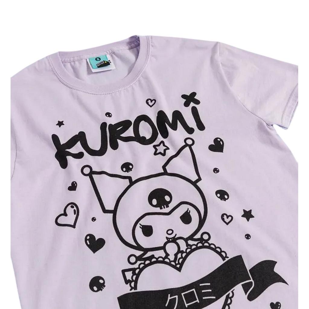 Kuromi Unisex Adult Graffiti T-Shirt