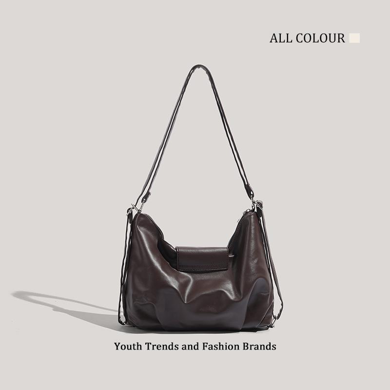 Niche cartoon coffee puppy cute shoulder crossbody backpack polka dot bag