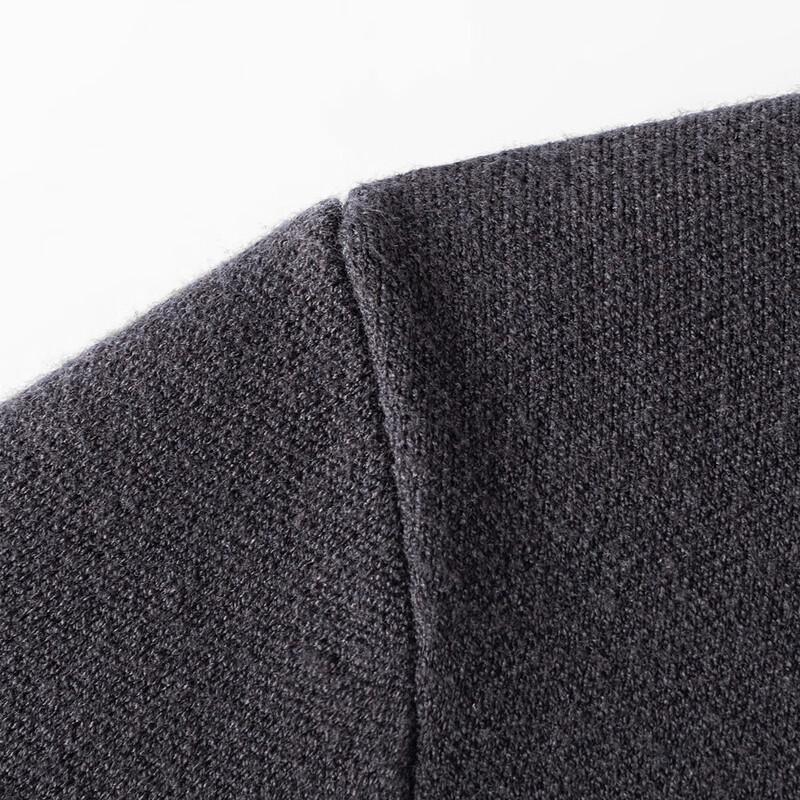 MONTAGUT Men's Zipper Stand-Up Collar Knit Sweater