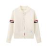 Kaslead New Arrival Women's Clothing Fashion Style Stylish Simple and Versatile Casual Labeling Knitted Long Sleeve Cardigan