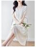 Elegant French-Style Summer Dress: Cinched Waist, Age-Defying Design