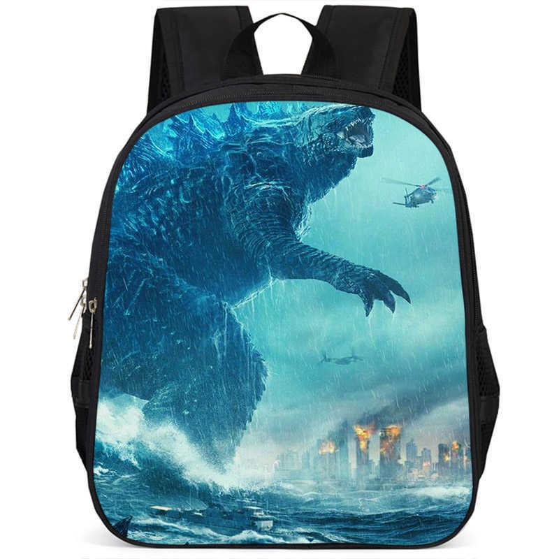 Stilingas Godzilla 15 colių didelės talpos lengvas mokyklos kuprinė vaikams