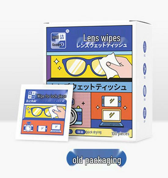 Anti-Fog Glasses Cleaning Wipes - Disposable Lens and Screen Cleaner