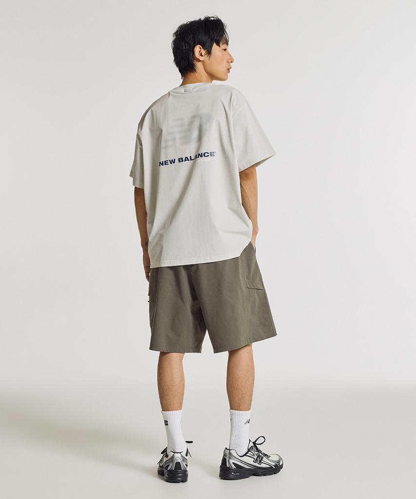 Nyuballanseu Nbneg31623 / Uni Frozen Essential Woven Short Sleeve T-Shirt (Ligth Gray)
