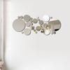 26/32-Piece Round Mirror Wall Stickers - 3D Decorative Set: Small and Large Circles, Large Circle 15cm