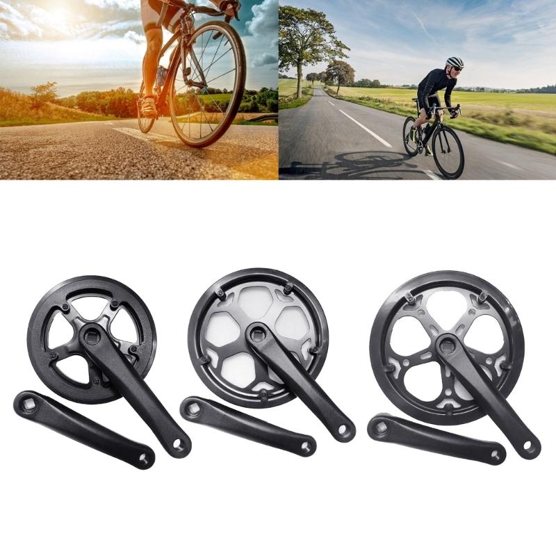 Folding Bike Crankset Chainring 52T/48T/40T Road Bicycles Chainwheel Crankset Folding Bike Chainring Replacement Parts