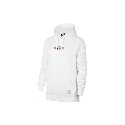 Nike Sportlich Lässiges Gestricktes Kapuzen-Pullover-Sweatshirt Damen-Sweatshirt Weiß DC3940-100
