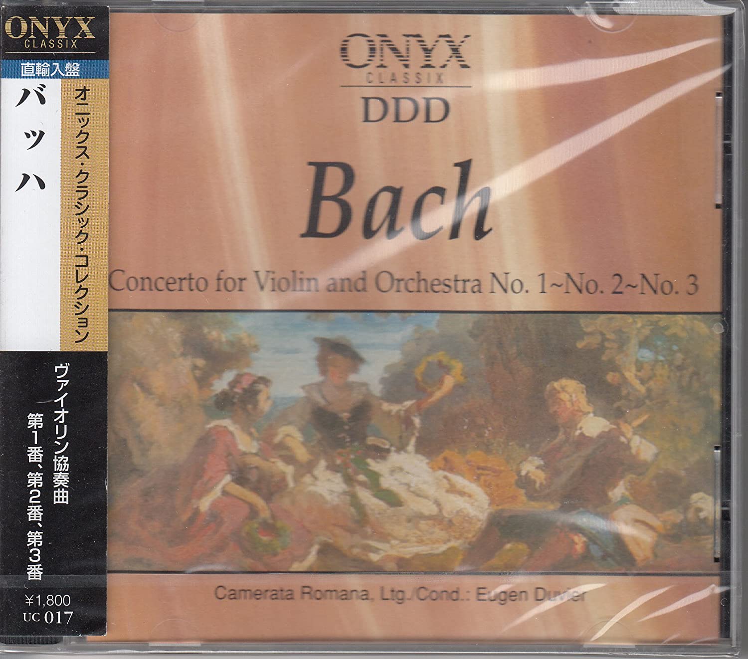 

CD JS BACH, EUGENE DUVIER; CAMERATA RO - Violin Concerto 123 Japan ObiClassical Used