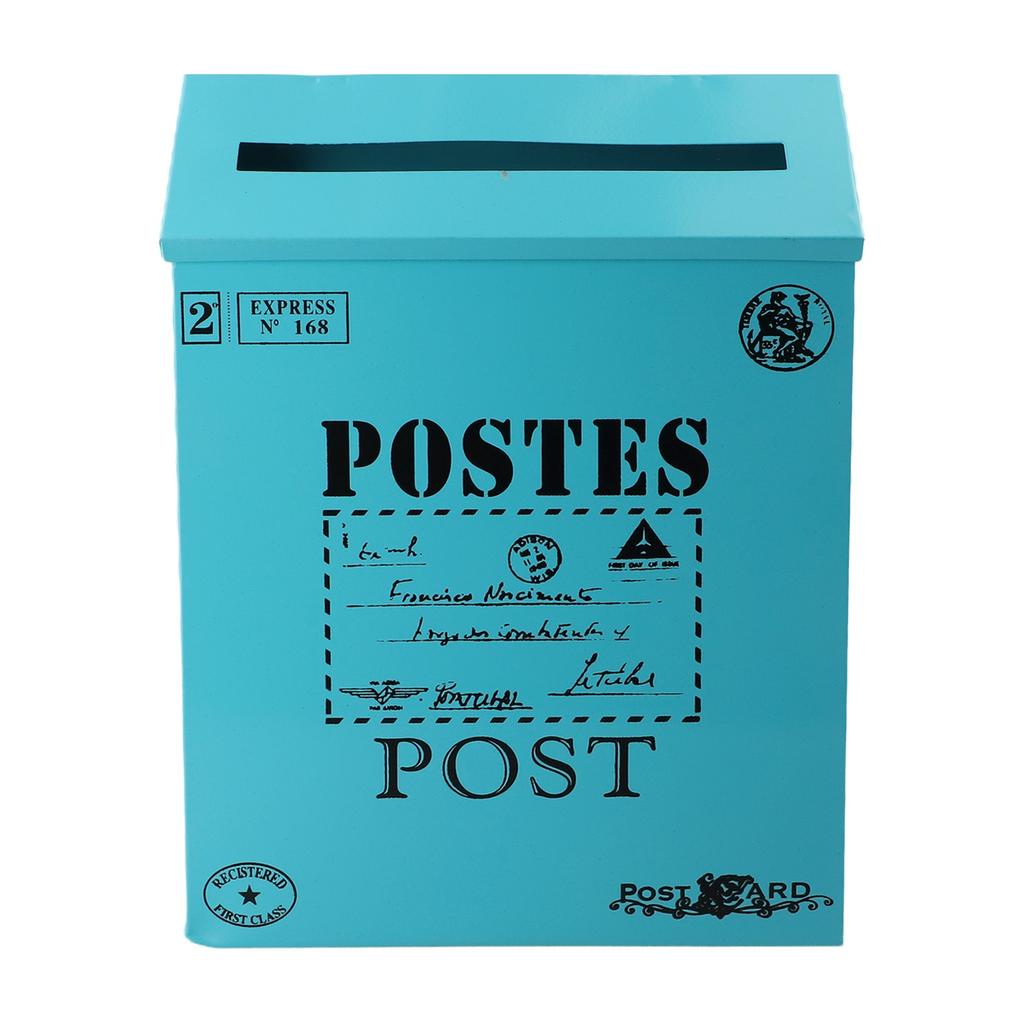 For Home Decoration Metal Mail Collection Vintage Mailbox Mail Collection Ample Storage Space Convenient Mail Access