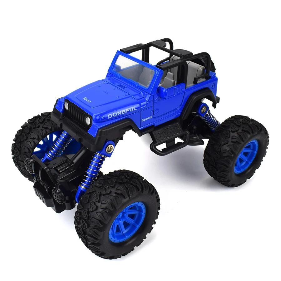 1/32 Children's Four-color Off-road Mountaineering Vehicle, Desert Vehicle, Spring Balanced Shock Absorber, Inertia Toy Car, Alloy Die-casting Model