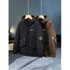 Herren Übergröße Verdickte Parkas Jacke Lässig Verdickender Mantel Jugend Winterjacke
