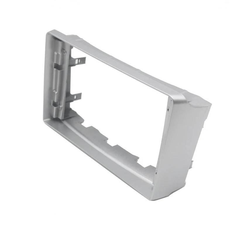 Car Fascia for TOYOTA AVENSIS(9INCH, Silvery)2002-2008 Car Radio Frame Android Navigation Panel Frame Dashboard Kit