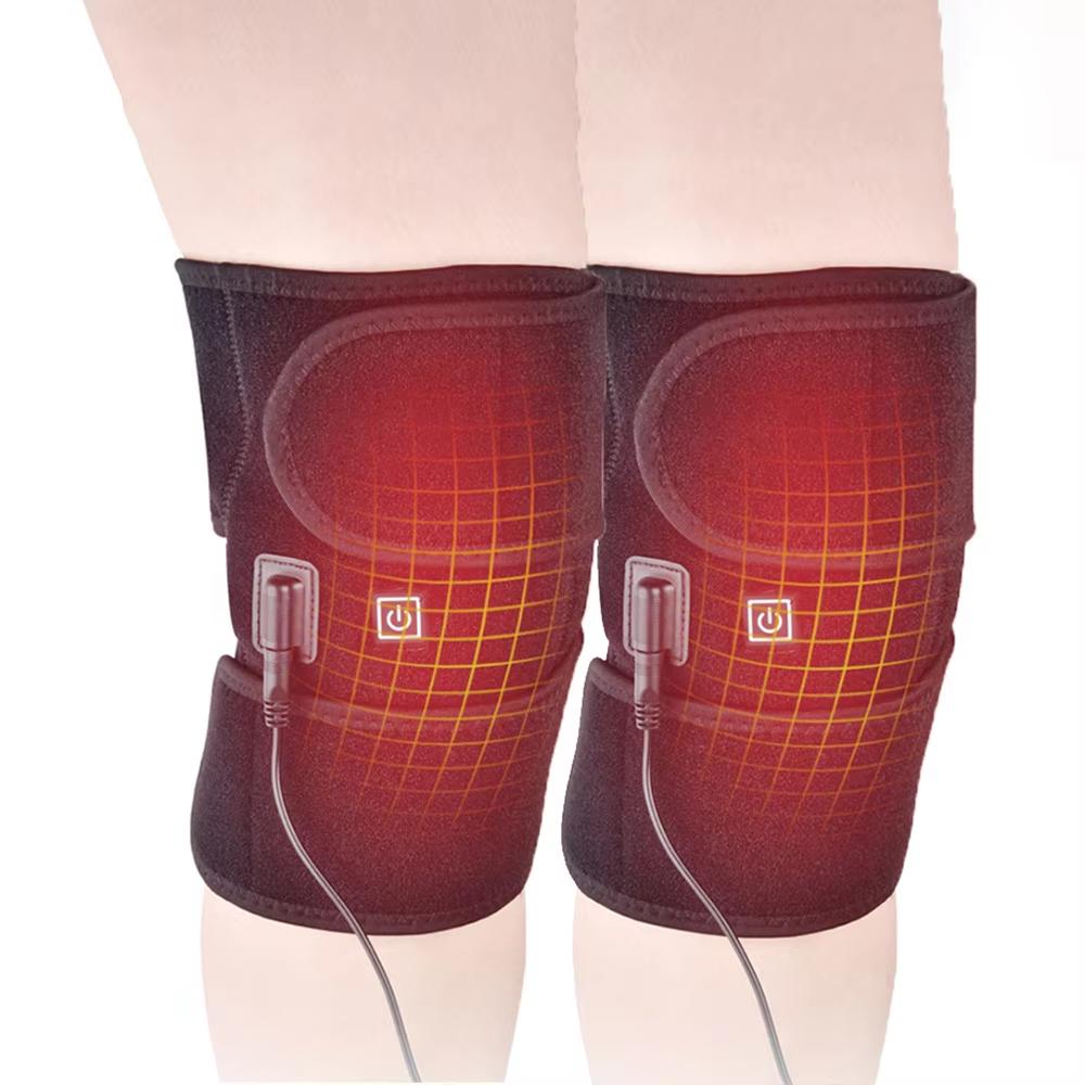 Elektrische Knie-Heizkissen USB 3-stufige beheizbare Kniebandage zur Entspannung des Kniegelenks und für kalte Beine Knie-Wärmer