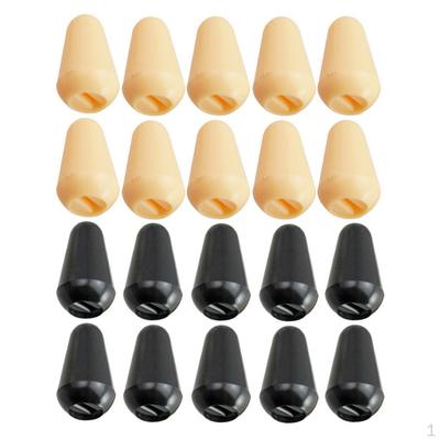20 Stück Innengewinde 4mm 3-Wege oder Kippschalter-Spitzenknöpfe Kappe für ST SQ E-Gitarrenteile