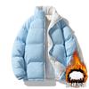 Winter New Men's Thickened Cotton-padded Clothes Casual Loose Cotton-padded Clothes Jacket Men's Solid Color Trendy One
