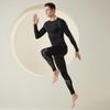 Yuzhaolin Herren Thermisches Schnelltrocknendes Sport-Basisschicht-Set