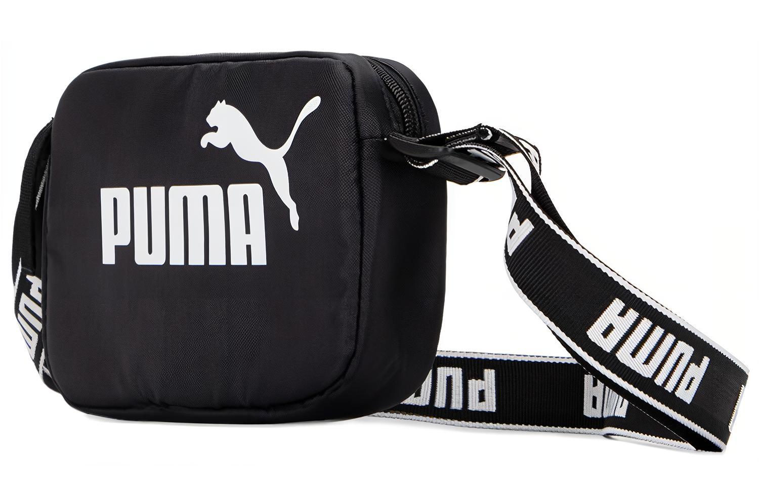PUMA Fabric Crossbody Bag, Shoulder Bag Unisex Black 079468-01