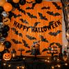Foil Streamer Halloween Tinsel Curtain Fringe Curtain Halloween Door Curtain  Background Decor
