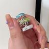 Colorful Korean Style Open Adjustable Women's Hip Hop Ring