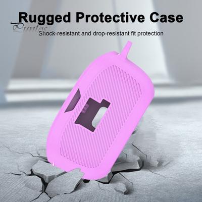 Silicone Protective Case for JBL Vibe Buds Anti-fall Shock-resistant Dust-proof Charging Hole Design Portable Storage Bag