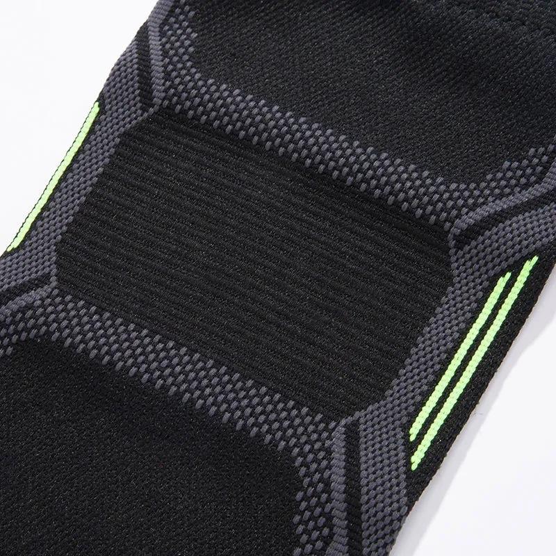 Summer Knitted Nylon Sports Knee Pads for Men and Women Cycling Protective Gear  Running Skipping Rope Fitness Thin Warm and Breathable Leggings