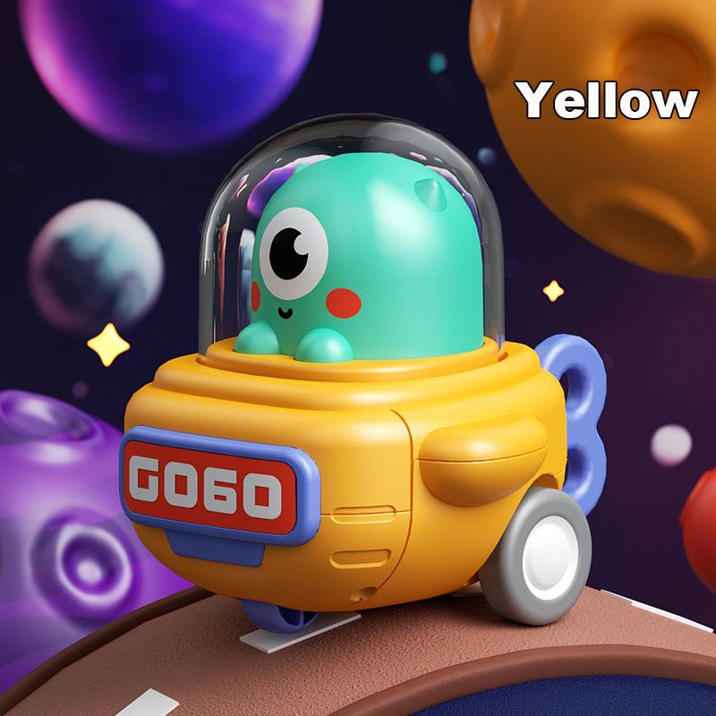 Space Press Car Baby Toy Cars for Boy Gift Press and Go Cartoon Truck Educational Toys Pull Back Cars Toys Kinderen Dieren Auto