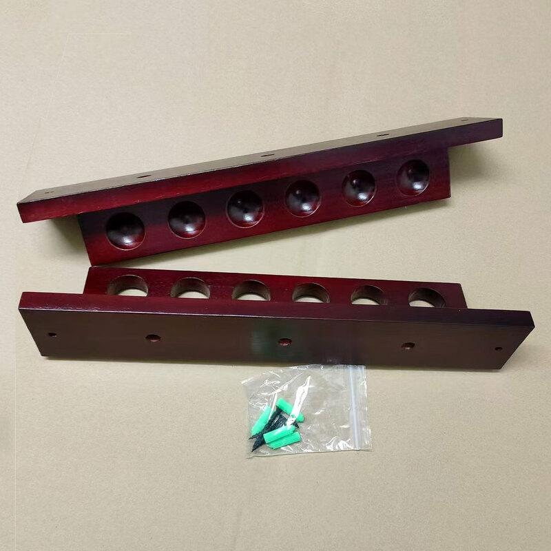LISM Solid Wood 6-Cue Pool Cue Rack