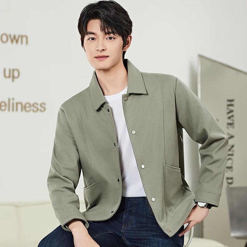 

FAPAI Men s Versatile Slanted Pocket Jacket 2XL