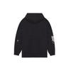 WE11DONE Ss22 Sleeve Edge Angel Spray Decoration Solid Color Hoodie Unisex Hoodie Black WD-TH1-22-574-U-BK