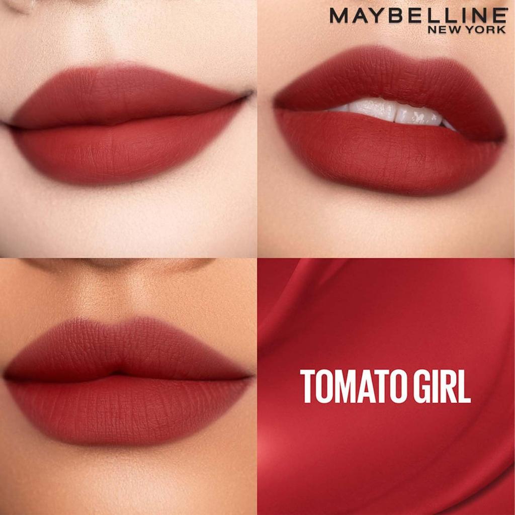 Maybelline New York Superstay Teddy Tint Lip And Cheek Color Tomato Girl 5ml Long-Lasting Blurred Matte Finish