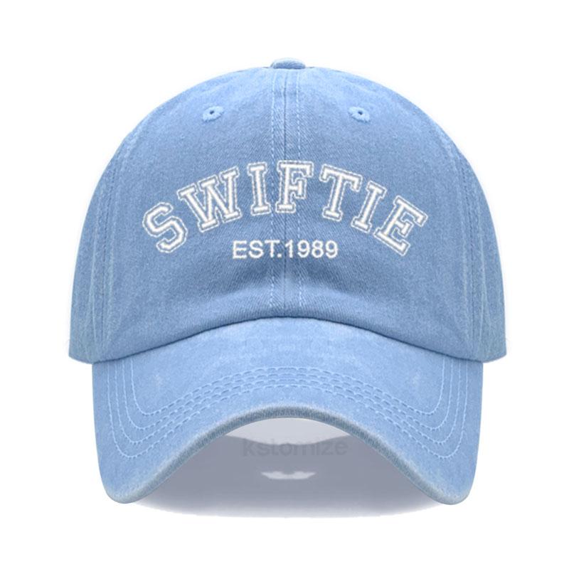 Swiftie 1989 Embroidery Baseball Cap For Men Women Unisex Washed Cotton Dad Hat Sun Hat Gift Fans Outdoor Sports Dropshipping